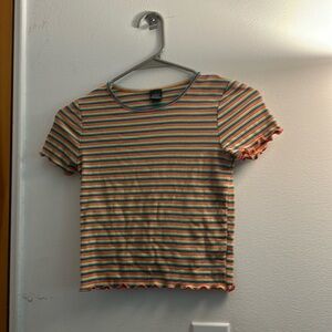 Rainbow crop top